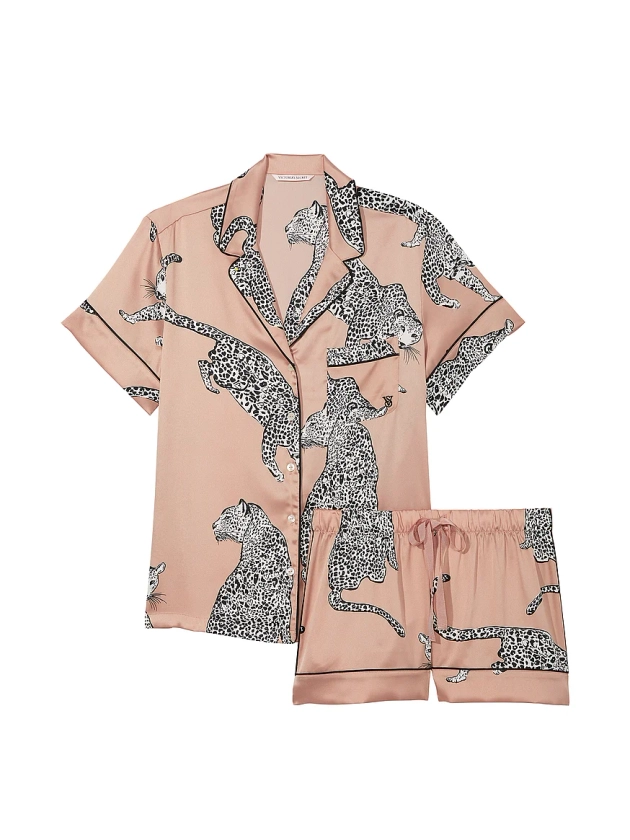Buy Satin Short Pajama Set - Order Pajamas Sets online 5000006214 - Victoria's Secret US