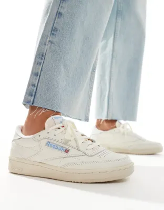 Reebok Club C 85 vintage trainers in off white