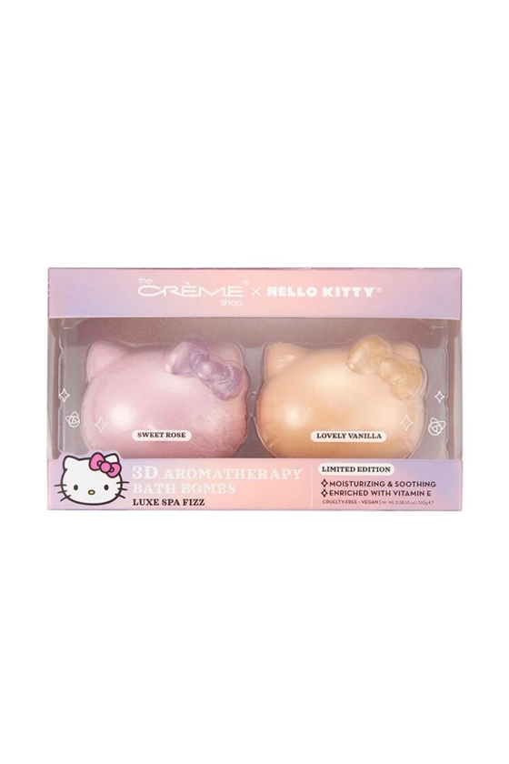 The Crème Shop x Hello Kitty Hello Fizzy Bath Bomb Duo