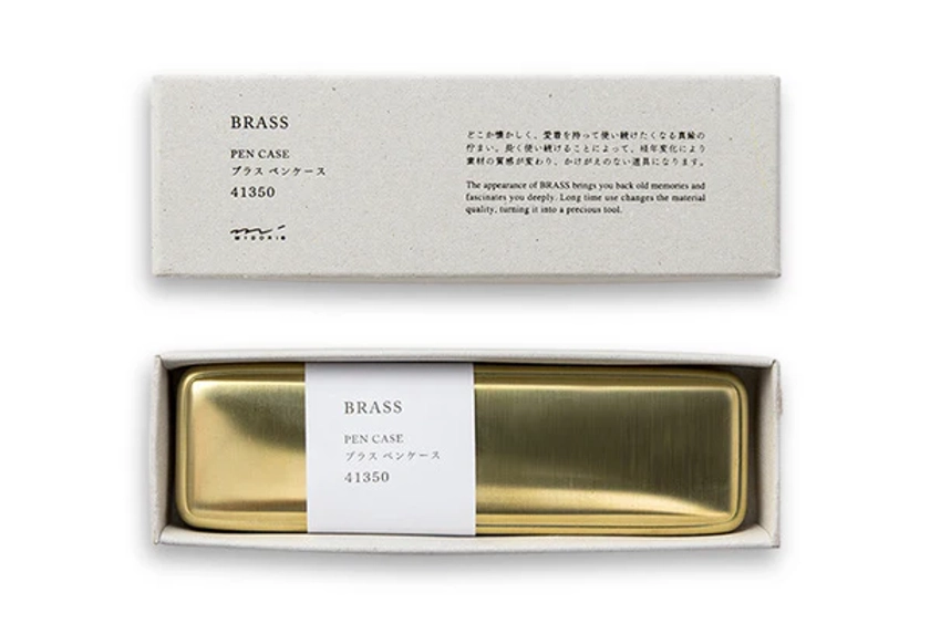 Midori Traveler's Company BRASS - Pencase Solid Brass