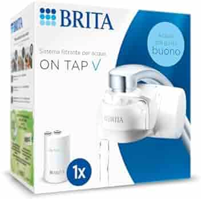 BRITA ON TAP V water filter system included 1 V filter - for long-lasting water with the best taste straight from the tap : Amazon.com.be: Home & Kitchen