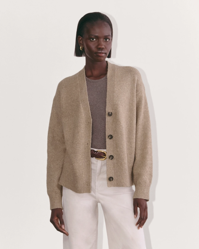 The Cocoon Cardigan in Plush Cotton