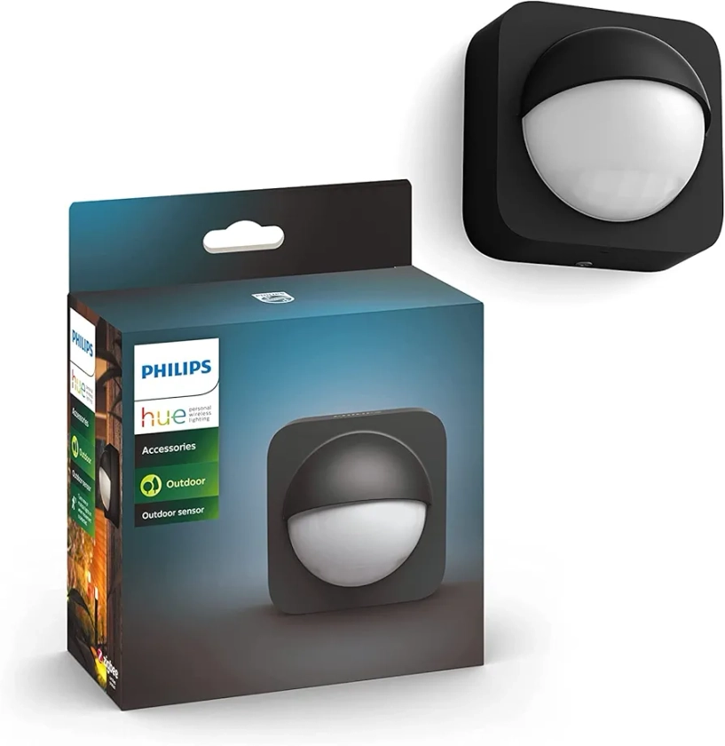 Philips Hue Outdoor Motion Sensor. Smart Lighting Accessory for Outdoor Light Control. Patio, Terrace, Garden. : Amazon.co.uk: Business, Industry & Science