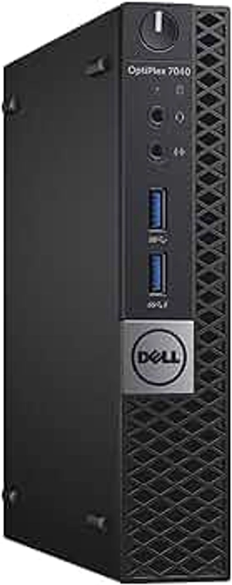 Dell Optiplex 7040 - Ordinateur de bureau Mini Intel Core i5-6400T, RAM 8 Go DDR4, SSD 240 Go, USB 3.0, HDMI, Windows 10 Pro (reconditionné)