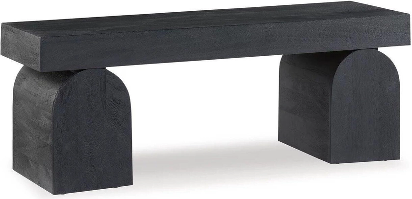 Holgrove Accent Bench In Black | 1StopBedrooms
