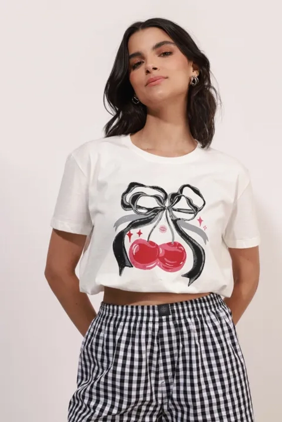 Camiseta Laço Cherry