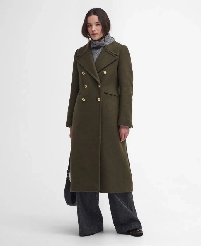 Reva Double-Breasted Wool Coat