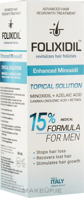 Folixidil Enchanced Minoxodil 15% - Anti Hair Loss Lotion | Makeup.ie