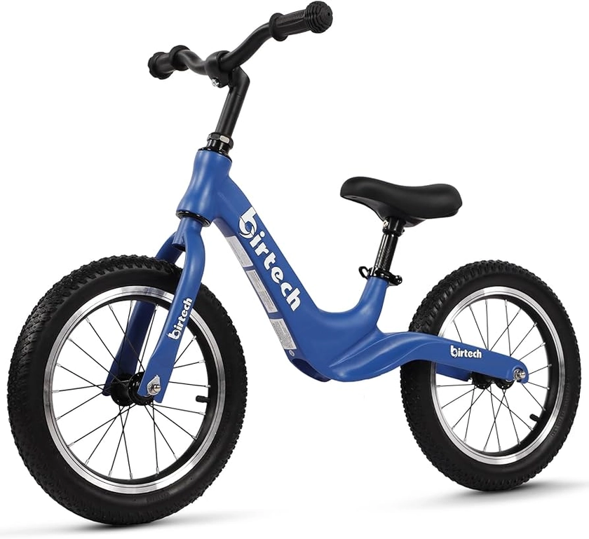 Hello-5ive 14" Kids Balance Bike for 3,4,5,6 Year Old Boys and Girls, Air Tires with Magnesium Alloy Frame, Lightweight No Pedal Toddler Training Bicycle