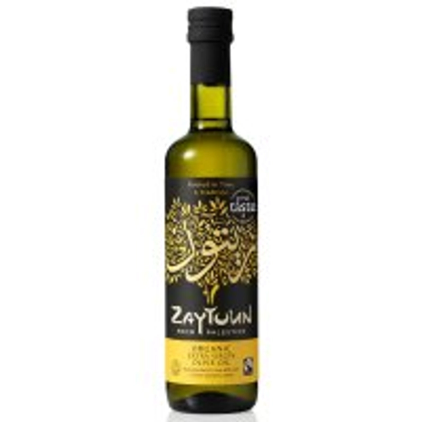 Zaytoun Fairtrade Extra Virgin Olive Oil - 500ml - Zaytoun