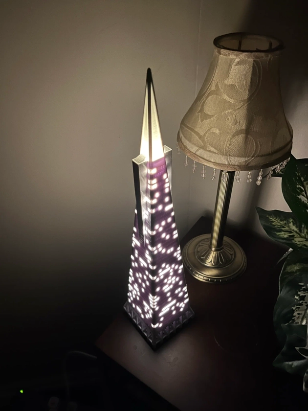 Transamerica Pyramid Light Up Model- 3D Printed