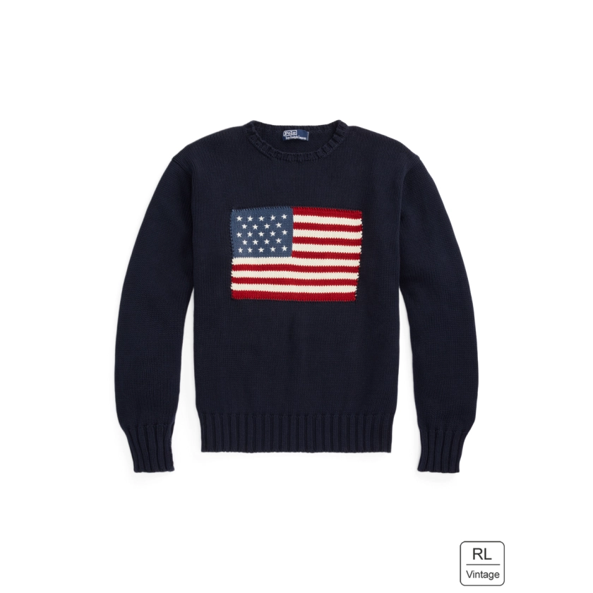 Vintage Flag Sweater (1993) - Size XL