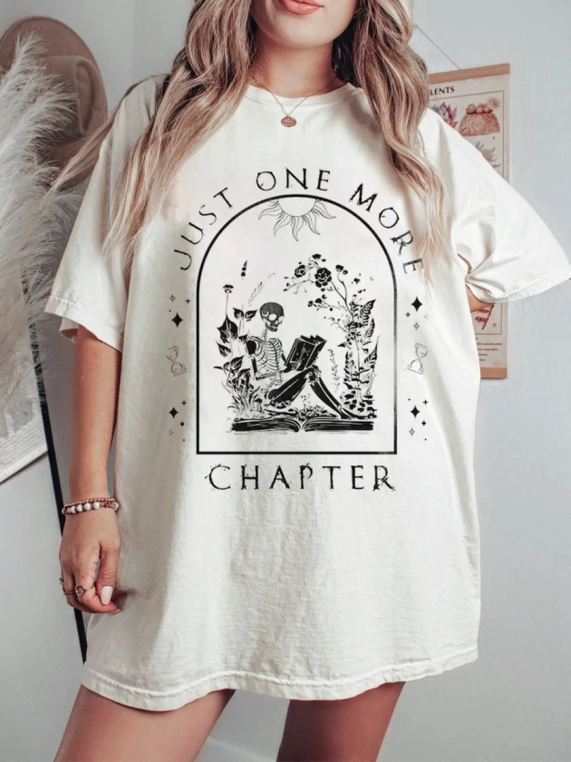 Latest Vintage One More Chapter Shirt on Sale-boldoversize