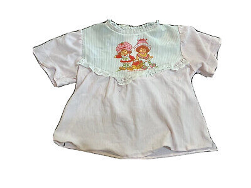 vintage strawberry shortcake pajama top size 6X *read* | eBay