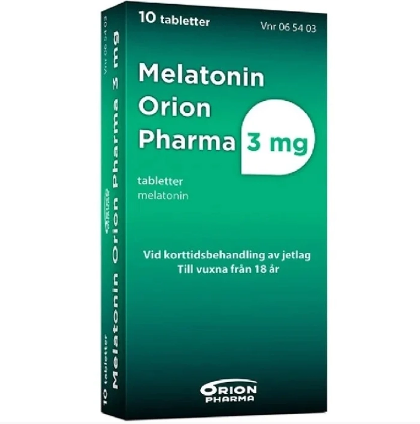 Melatonin Orion Pharma 3 mg 10 tablett(er) Tablett