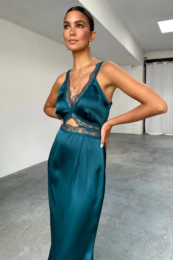 Teal Mimi Dress