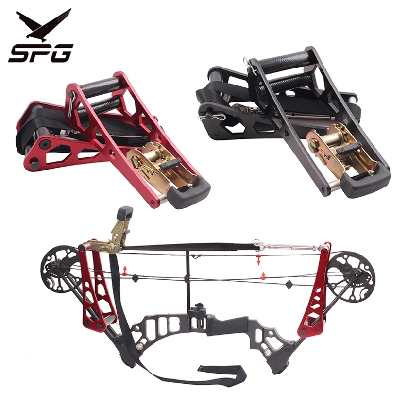 SPG Compound Bow Press Vise Portable Hand Held Archery Installation Bracket Bow and Arrow String Replacement Tuning Tool - AliExpress 18