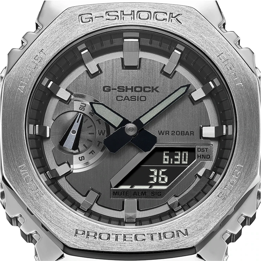 G-Shock GM-2100-1AER Men's Black Resin Strap Watch|H.Samuel