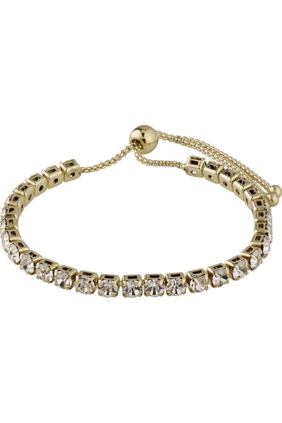 Lucia Gold Tone Crystal Bracelet 601912022