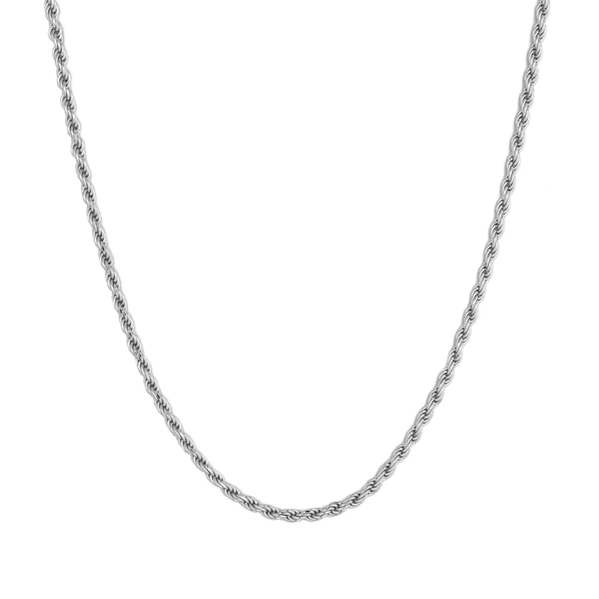 Sterling Silver Twisted Rope Chain