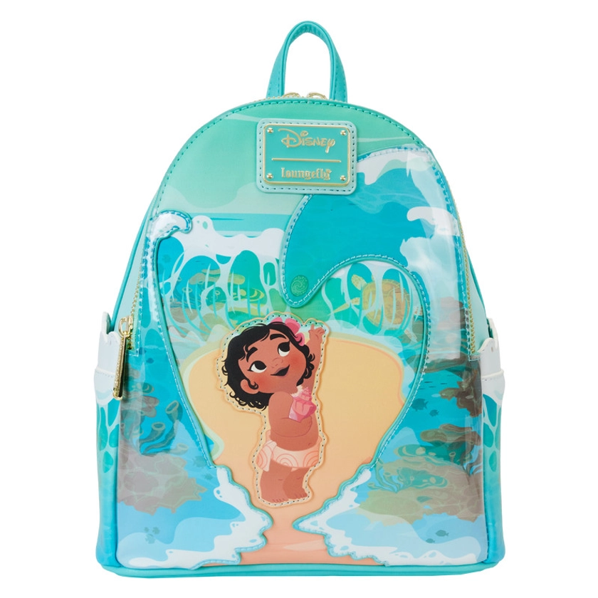 Mini Sac à Dos Jeune Vaiana Dans Les Vagues De L&#039;océan - Disney Loungefly