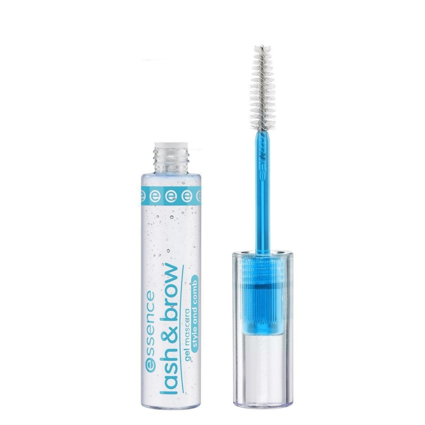 essence | lash & brow gel mascara gel cils et sourcils Sérum Cils - gel mascara cils & sourcils,9 ml - Transparent