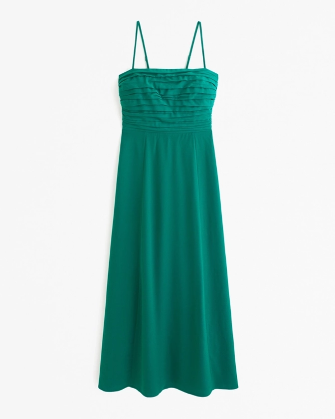 Women's Emerson Crepe Midi Dress | Women's Dresses & Jumpsuits | Abercrombie.com
