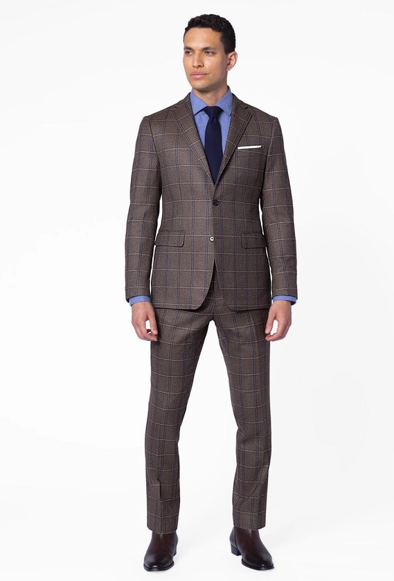 Magliano Check Brown Suit