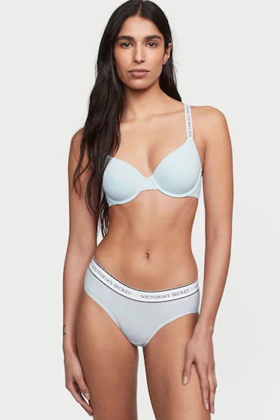 Buy Victoria's Secret Ballad Blue Hipster Logo Knickers from the Next UK online shop