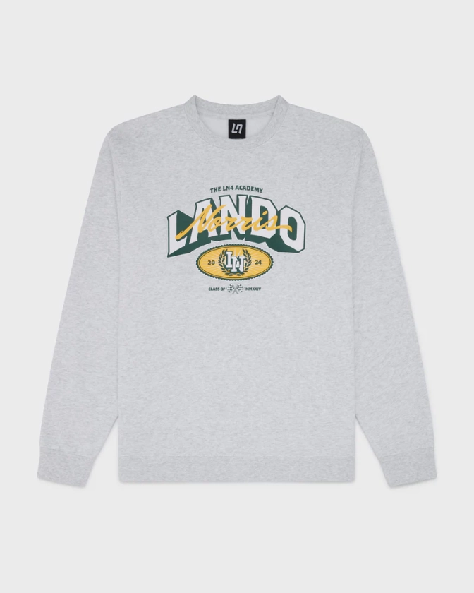 EMBLEM SWEATSHIRT - GREY MARLE