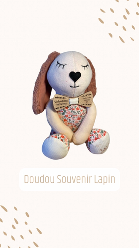 Doudou Souvenir Lapin | My Site
