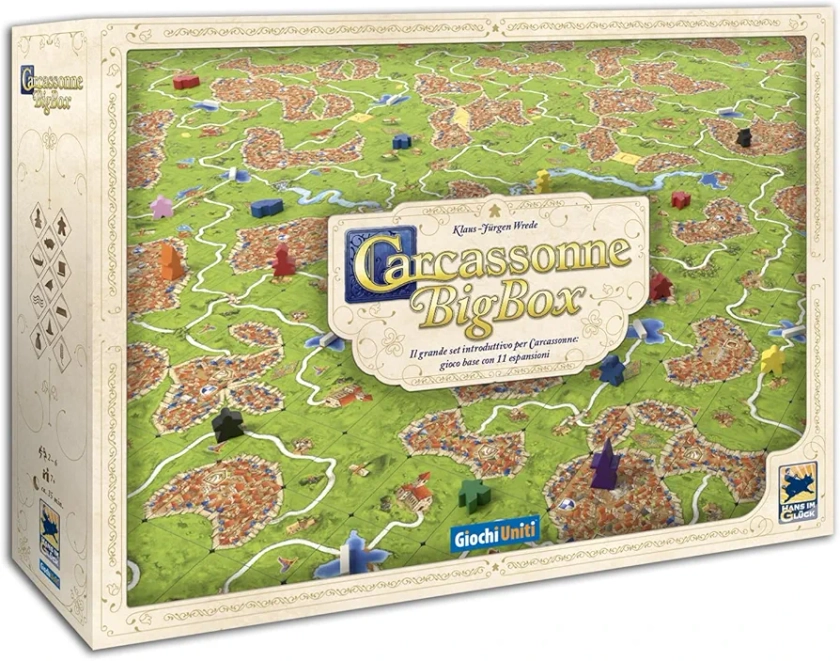 Giochi Uniti - Carcassonne Big Box 2022, Carcassonne, Board Game, 2-6 Players, 7+ Years, Italian Edition, GU729 : Amazon.co.uk: Outlet