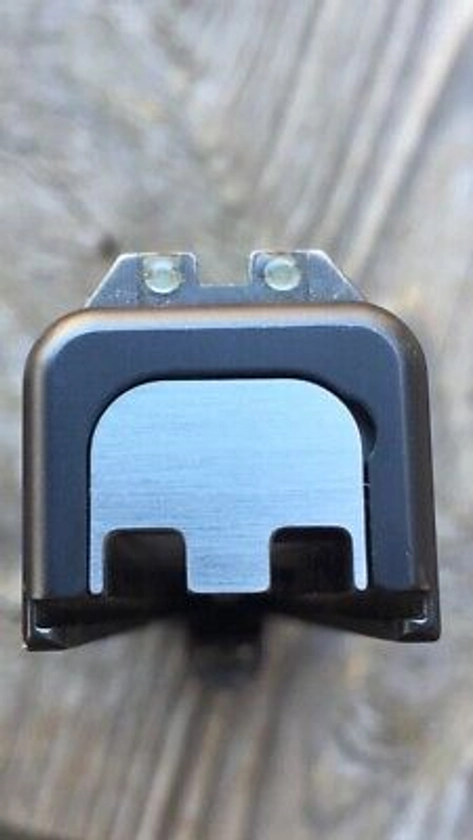 Custom STAINLESS STEEL Glock Gen 1-5 Billet Backplate, Slide Plate CNC Machined | eBay