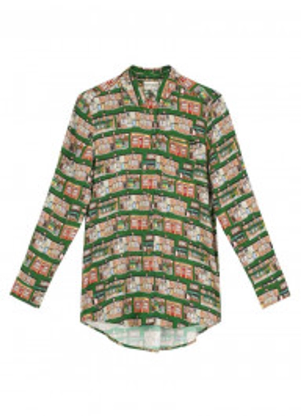 Coronation Street X Joanie - Duckworth Coronation Street Print Oversized Shirt