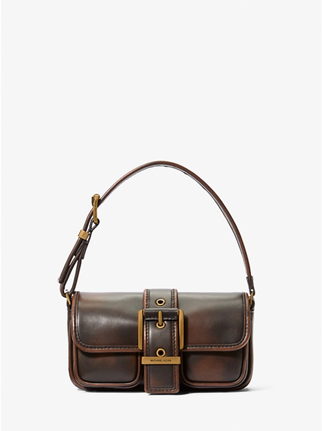 Colby Extra-Small Burnished Leather Shoulder Bag