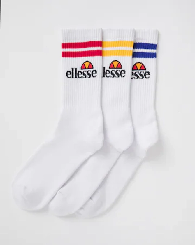 ellesse Pullo 3 Pack Socks | Jacamo