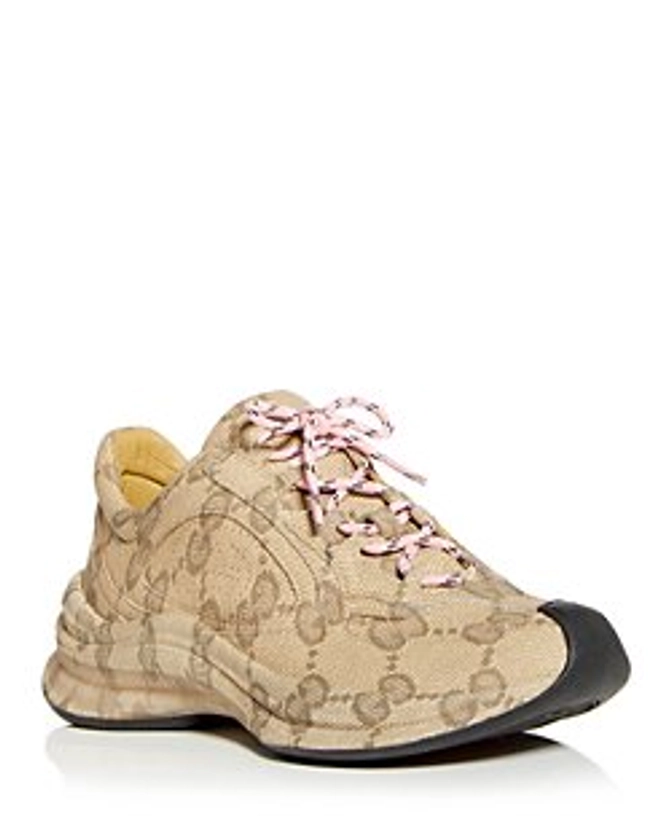 Gucci Women's GG Print Low Top Sneakers | Bloomingdale's Shoes