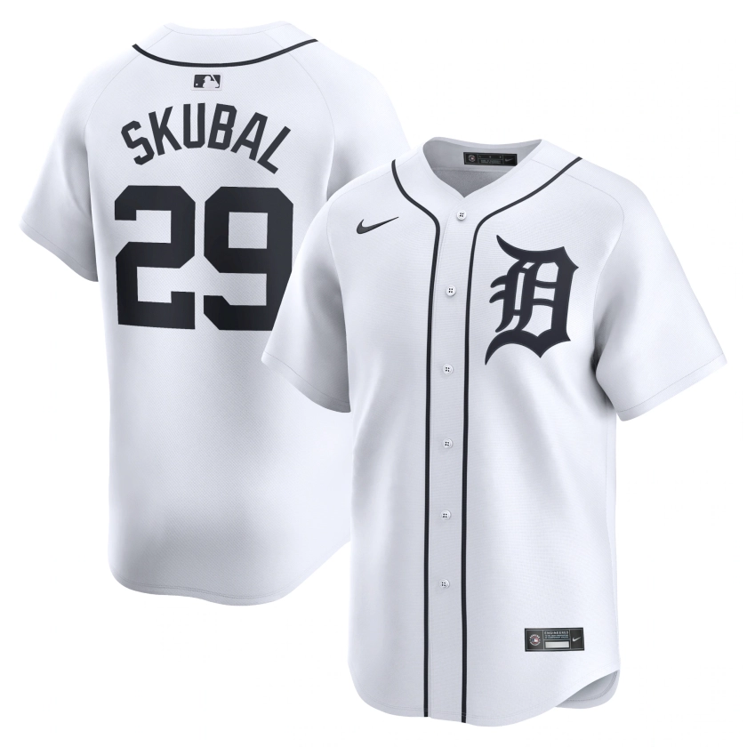 Tarik Skubal Detroit Tigers Nike Home Limited Player Jersey - White