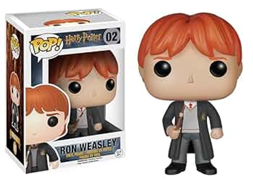 Funko Pop! Movies: Harry Potter - Ron Weasley- Figurine en Vinyle à Collectionner - Idée de Cadeau - Produits Officiels - Jouets pour Les Enfants et Adultes - Movies Fans