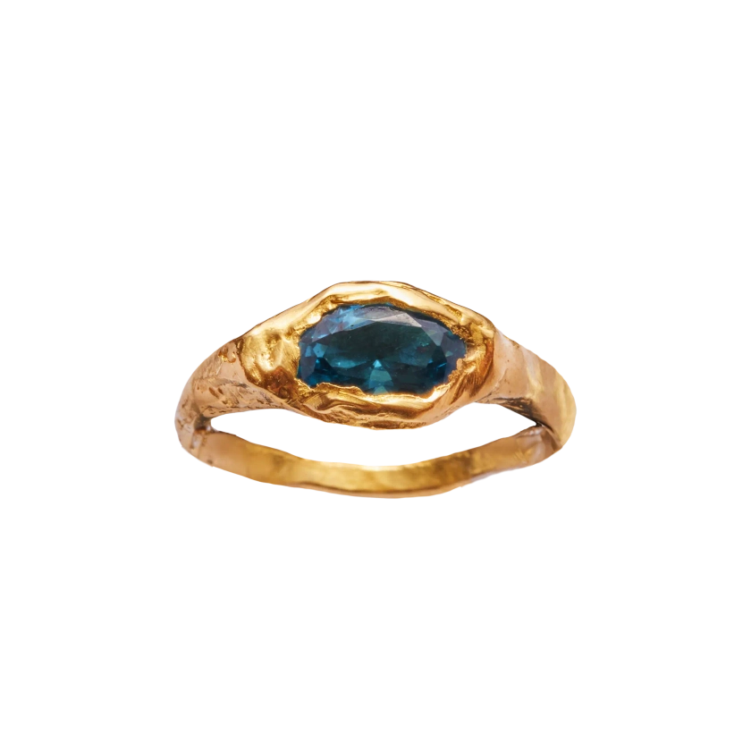 FARO FORMENTOR - Handmade gold plated ring | Simuero