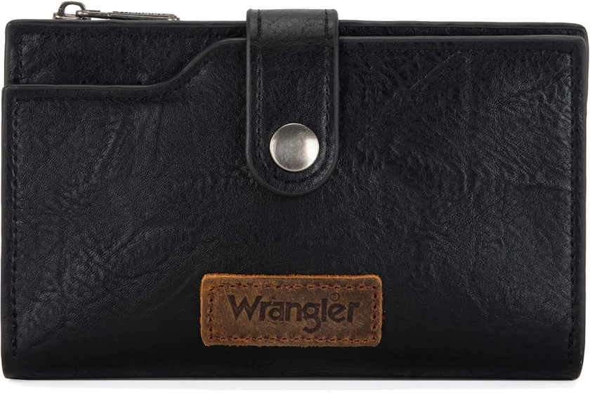 Wrangler Trifold Wallets for Women with Credit Card Holders & Money Organizer