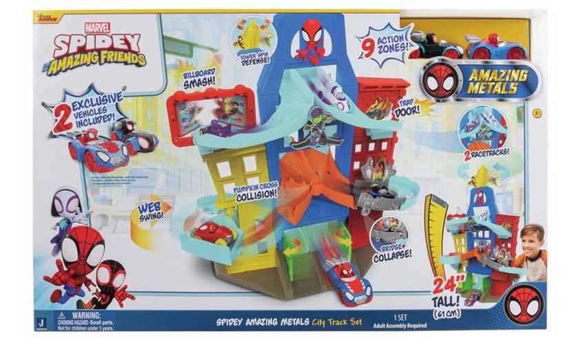 Marvel's Spidey and His Amazing Friends City Track Set