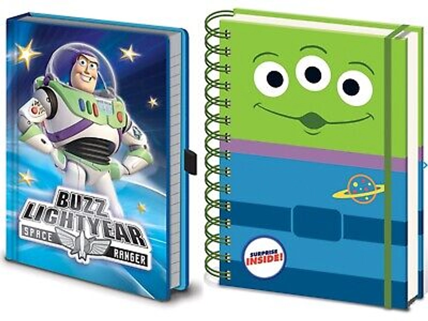 TOY STORY BUZZ LIGHTYEAR / ALIEN A5 NOTEBOOK PREMIUM NOTEBOOK LINED