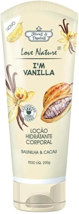 Flores & Vegetais Loção Hidratante Desodorante Baunilha & Cacau 200G | Amazon.com.br