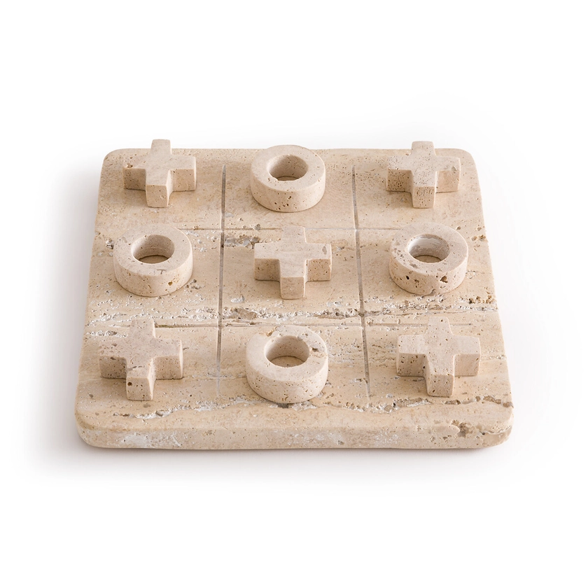 Jeu tic-tac-toe en travertin, Trevi