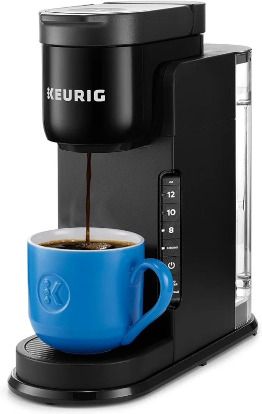 Keurig K-Express Single Serve K-Cup Pod Coffee Maker, 3 Brew Sizes, Strong Button Feature, 42oz Removable Reservoir, Black