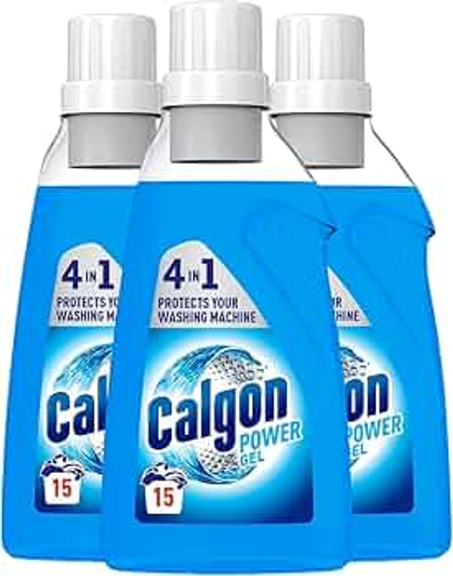 Calgon Antical Gel 2 en 1, Gel antiescalado, pack de 3 x 750 ml