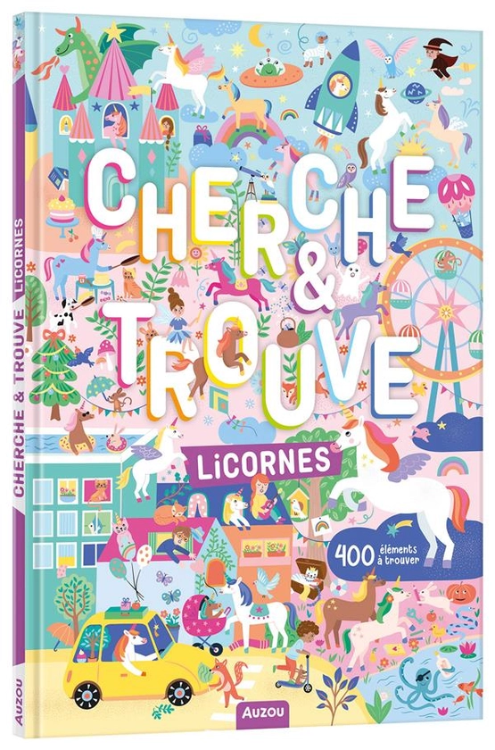 Cherche et trouve : Licornes - Livres jeux et d'activités | Cultura