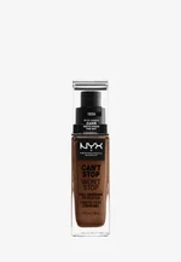 Nyx Professional Makeup CAN'T STOP WON'T STOP FOUNDATION - Fond de teint - 21 cocoa/marron foncé - ZALANDO.FR