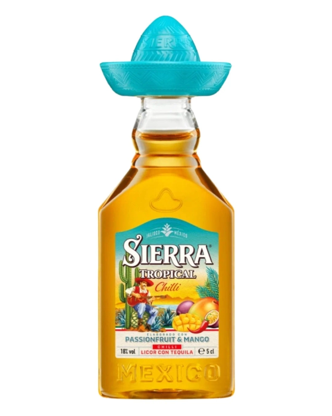 Sierra Tequila Tropical Chilli Liqueur Miniature, 5 cl